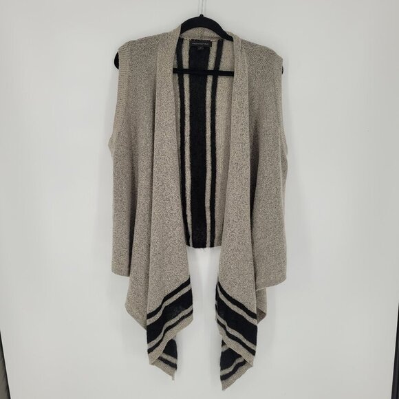 Banana republic womens medium open front draped water fall cardigan wool alpaca - Picture 9 of 9